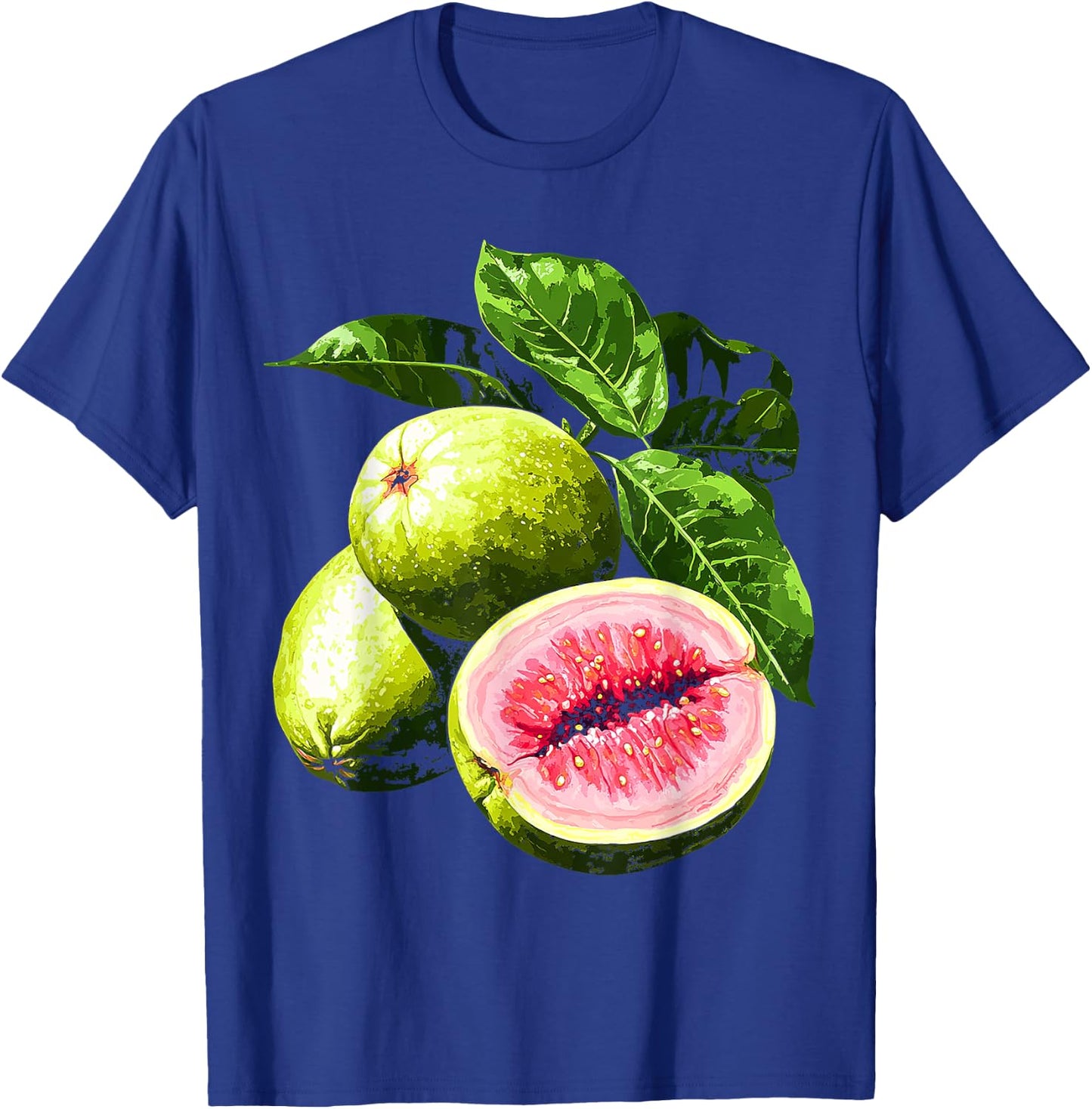 Guava Fruit Graphic Artwork Guava T-Shirt - T-Shirt | Royal