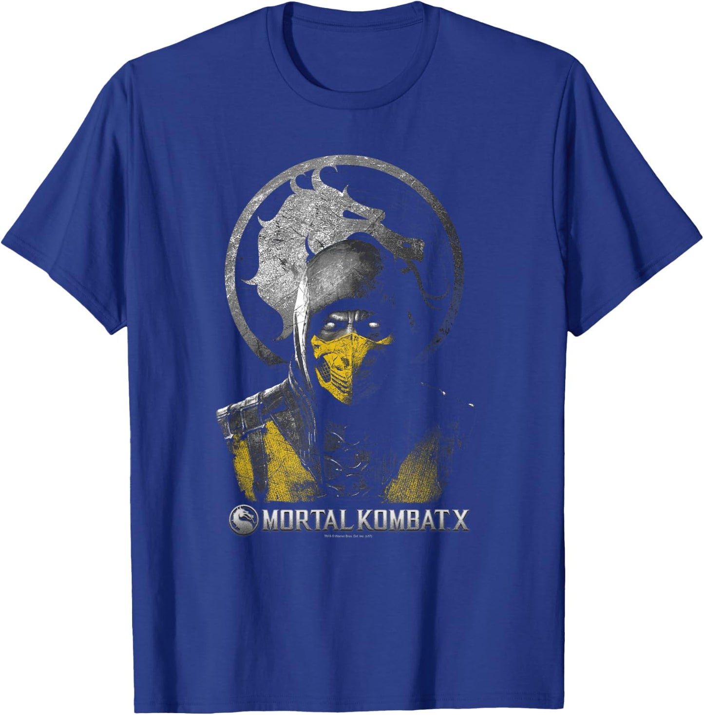 Mortal Kombat X Scorpion Bust T-Shirt - T-Shirt | Royal