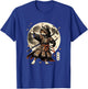 Samurai Cat Ninja Aesthetic Japanese Katana Tokyo culture T-Shirt - T-Shirt | Royal