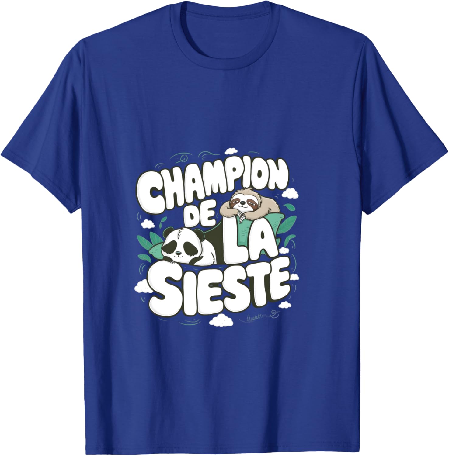 Champion nap Man funny phrase , Black, S T-Shirt - T-Shirt | Royal