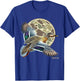 Flying Mottled Duck Camouflage Camo Duck Hunting Camo Hunter T-Shirt - T-Shirt | Royal