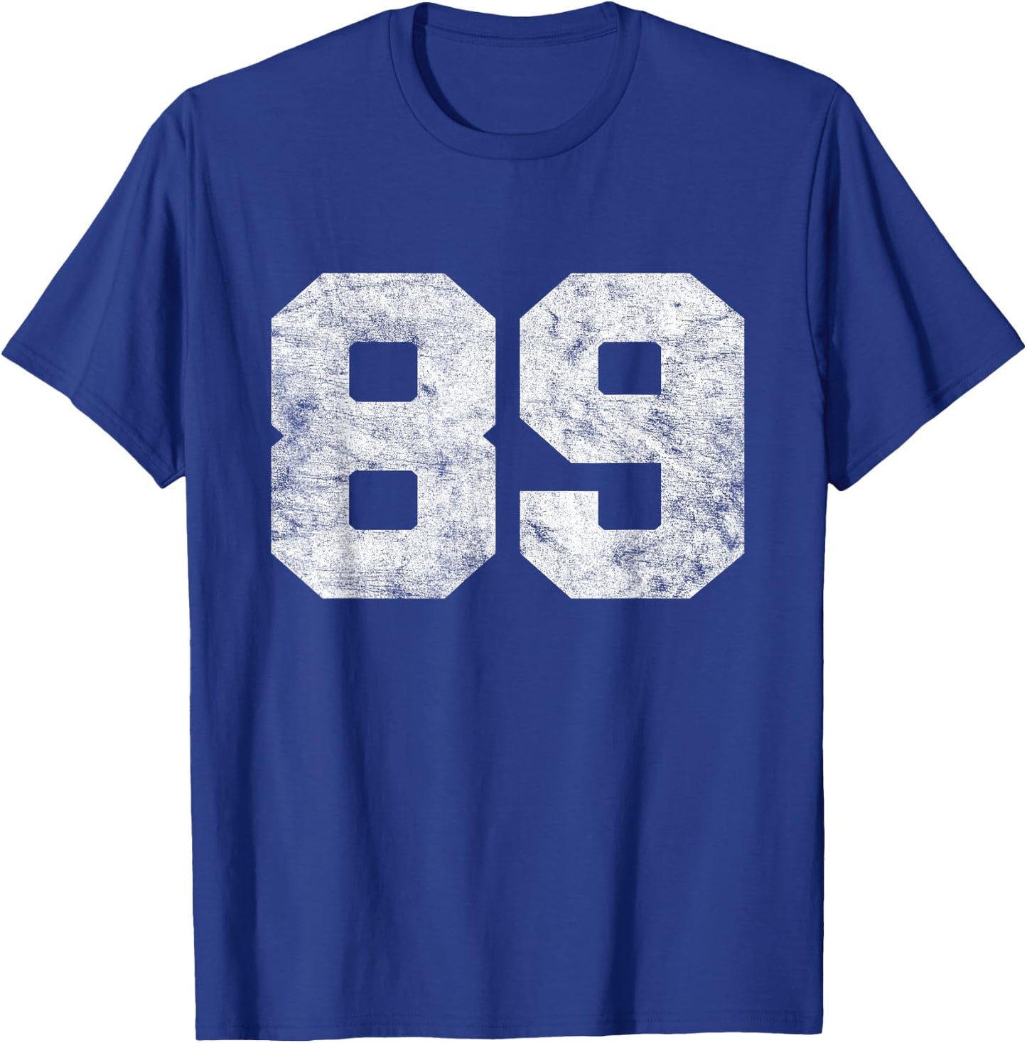 Vintage Lucky Number 89 Birthday Sports Player Team Athlete T-Shirt - T-Shirt | Royal