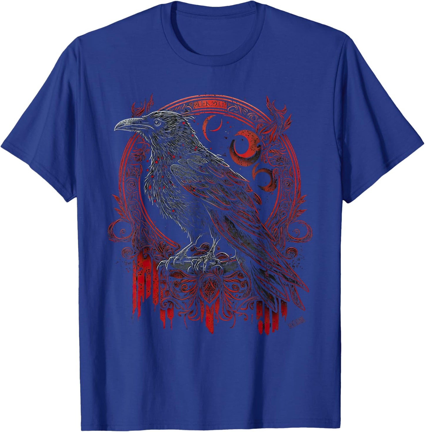 Odin's Raven Viking Norse Runes Nordmann Mythology T-Shirt - T-Shirt | Royal