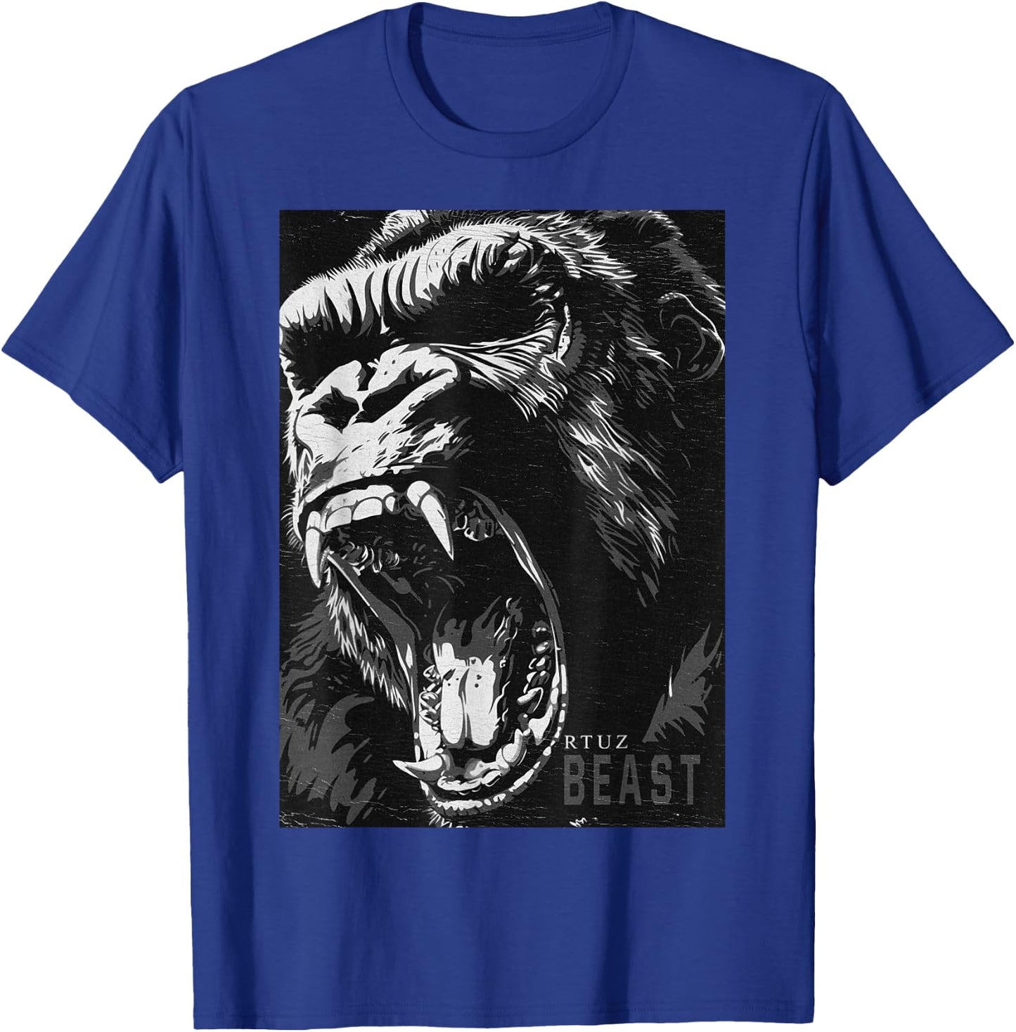 Wild Graffiti Gorilla King Animal Monkey Gorilla , black T-Shirt - T-Shirt | Royal