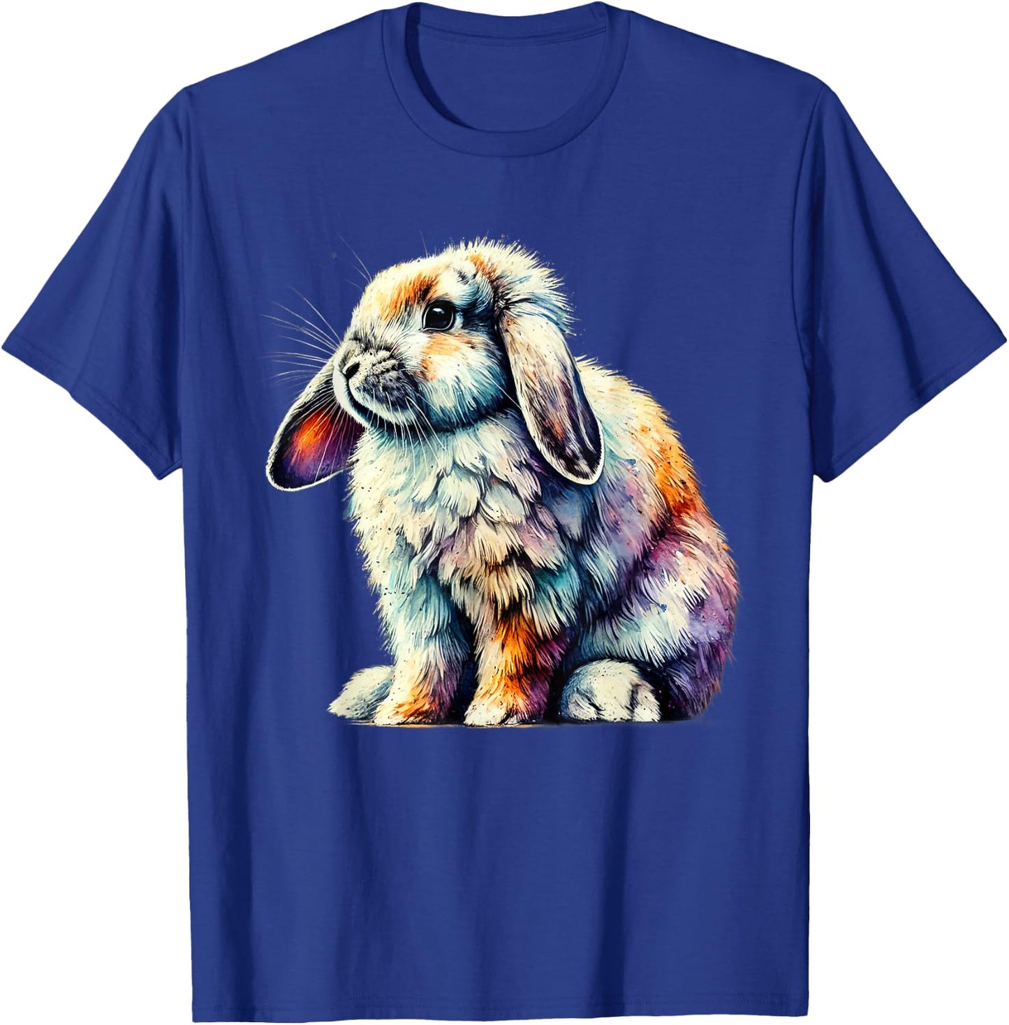Rabbit Animal Lover Cute Rabbit Bunny Art T-Shirt - T-Shirt | Royal