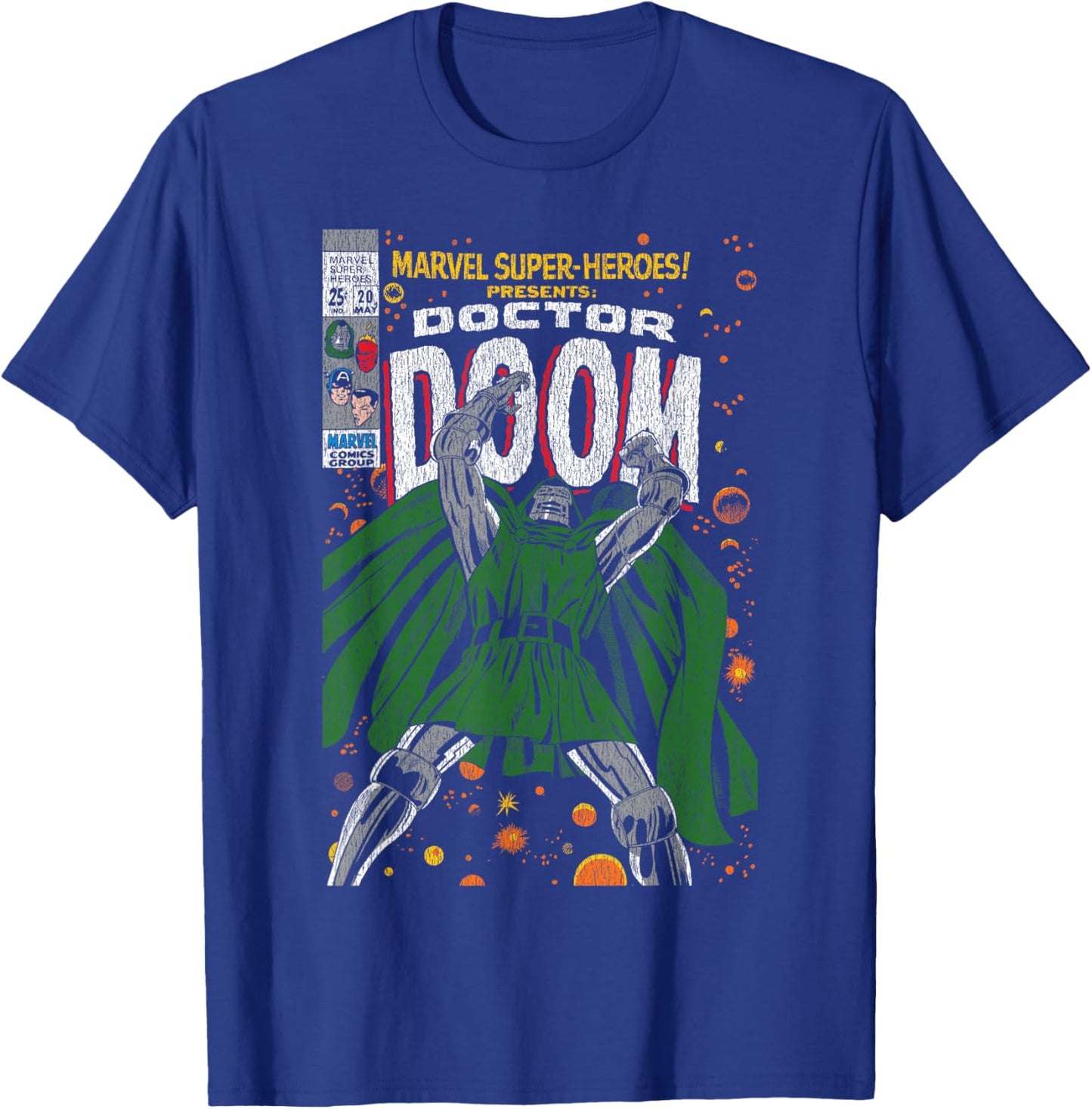 Marvel Doctor Doom Comic Cover T-Shirt - T-Shirt | Royal