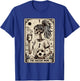 Carte de tarot de football pour maman, vintage, Halloween, Soccer Mama T-Shirt - T-Shirt | Royal