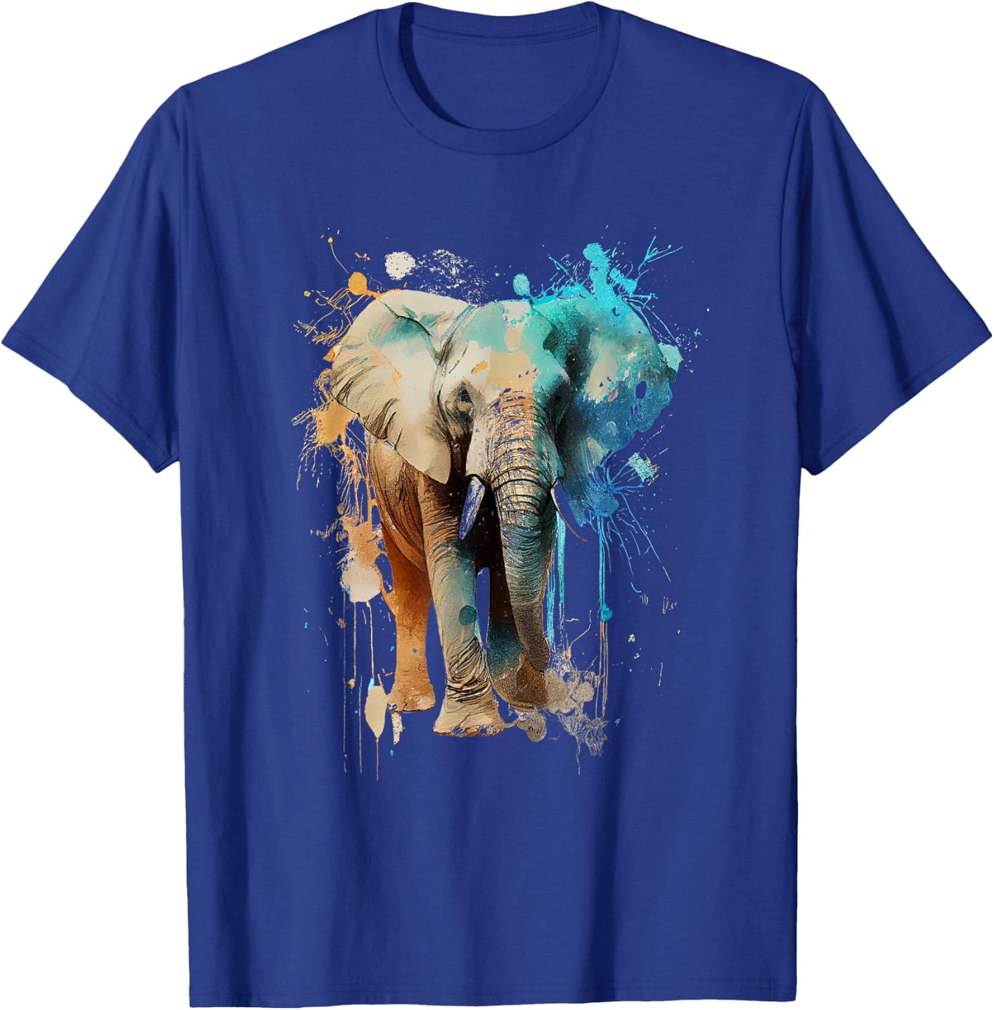 Elephant colorful T-Shirt - T-Shirt | Royal