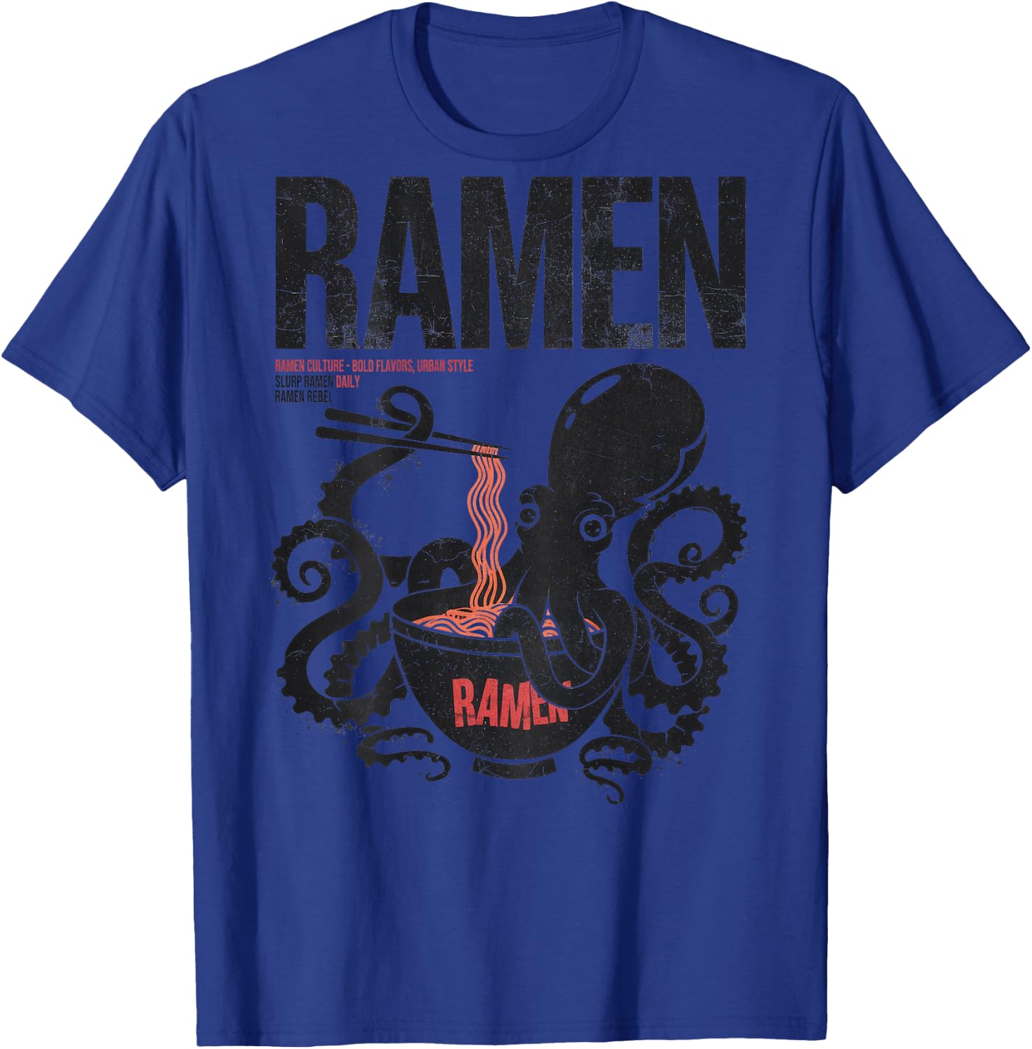 Ramen Anime Manga Kawaii Otaku Fashion Backprint Streetwear , gray T-Shirt - T-Shirt | Royal