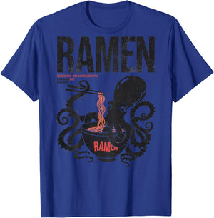 Ramen Anime Manga Kawaii Otaku Fashion Backprint Streetwear , gray T-Shirt - T-Shirt | Royal