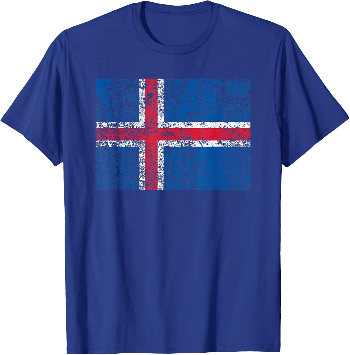 Iceland Flag Shirt Icelandic Flag Gift Men Women Kids T-Shirt - T-Shirt | Royal