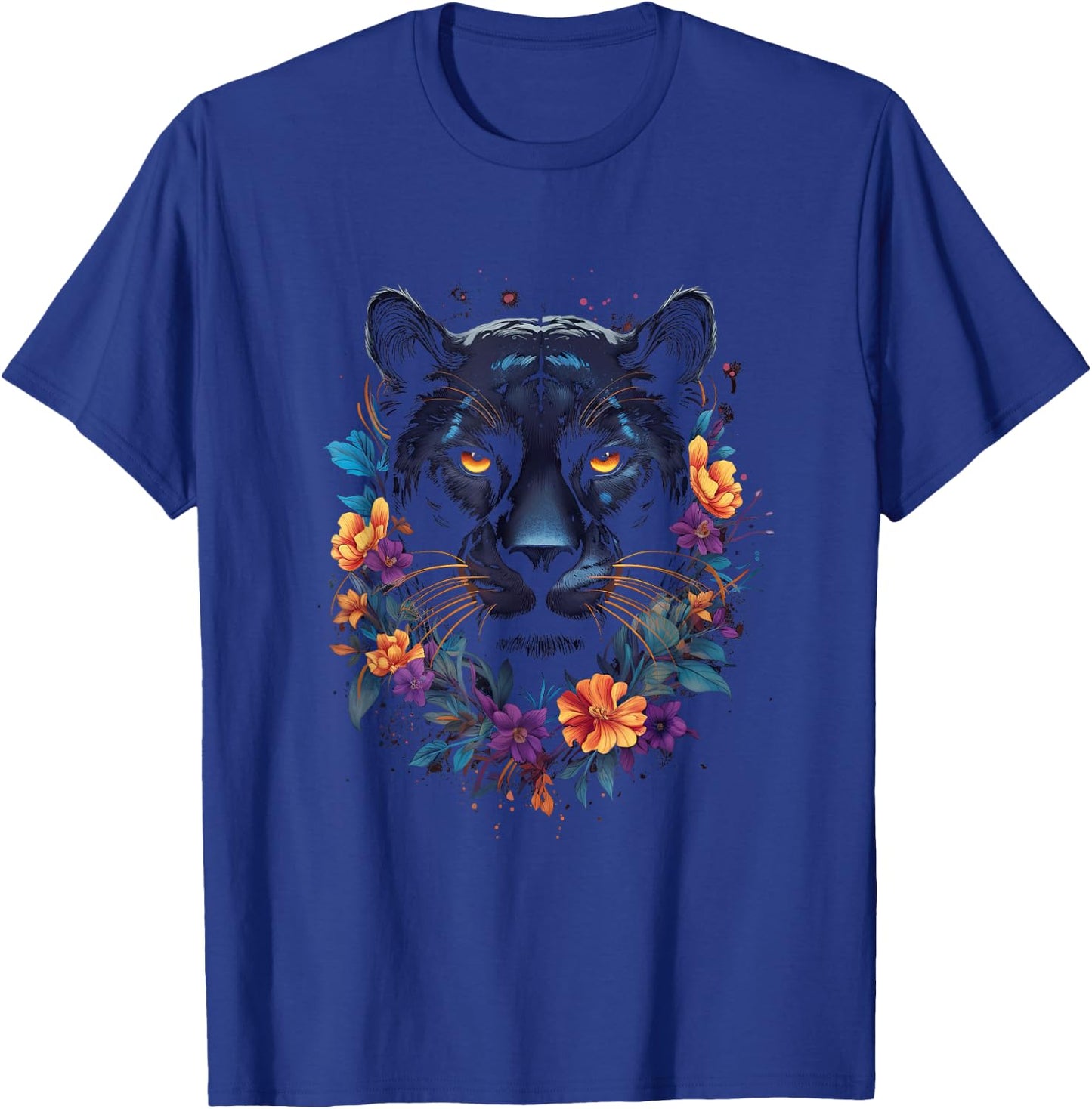 Panther with beautiful eyes black panthers T-Shirt - T-Shirt | Royal