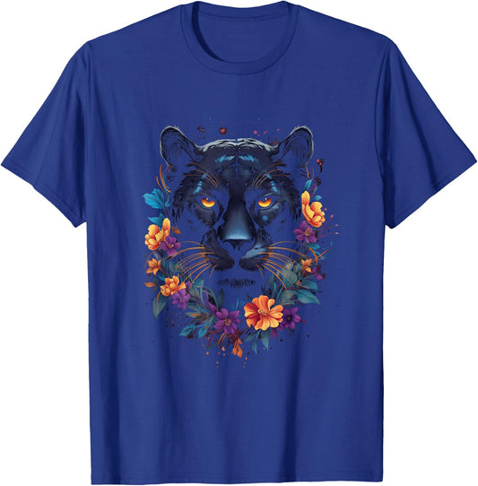 Panther with beautiful eyes black panthers T-Shirt - T-Shirt | Royal
