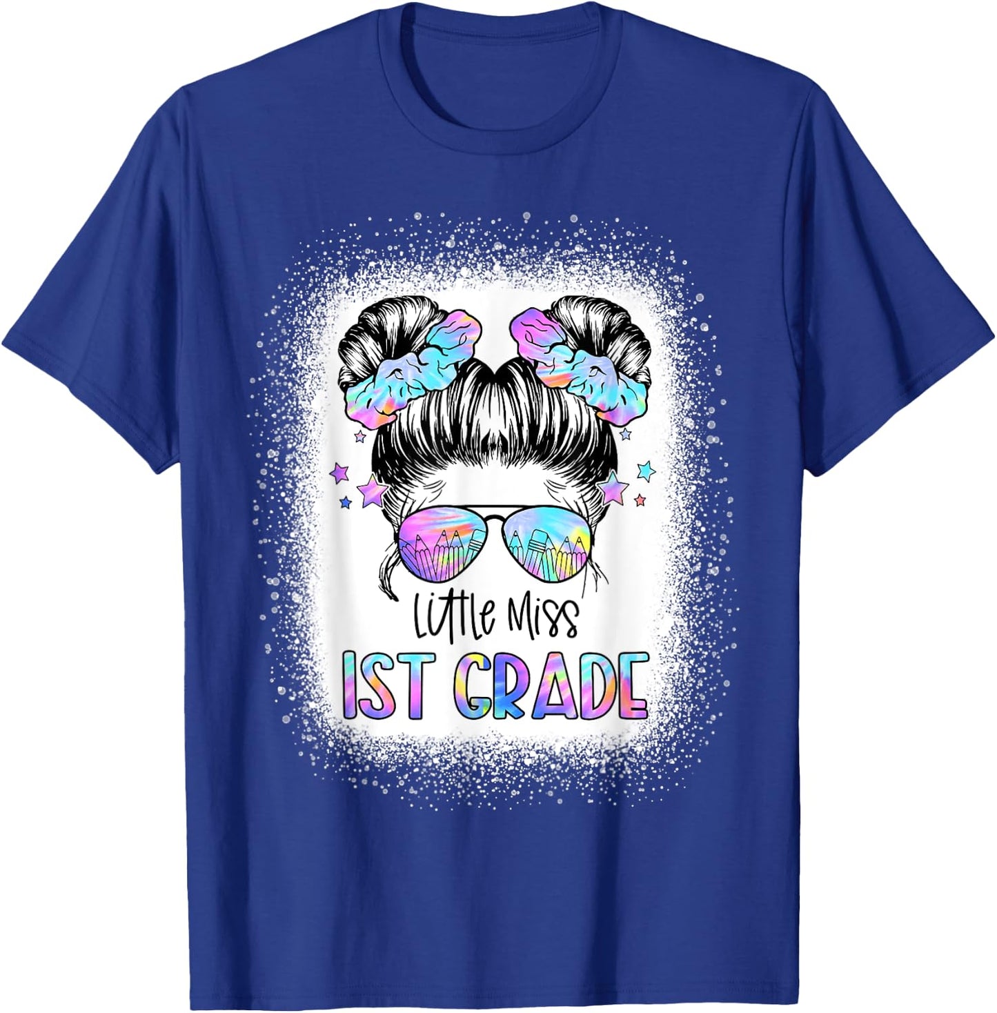 Little Miss 1st Grade First Day Of School First Grade Girls T-Shirt - T-Shirt | Royal