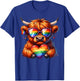 Gay Pride Cow Heart Rainbow Flag LGBT Women Girls Kids T-Shirt - T-Shirt | Royal