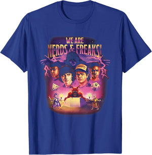 Stranger Things We Are Nerds & Freaks D&D Montage T-Shirt - T-Shirt | Royal