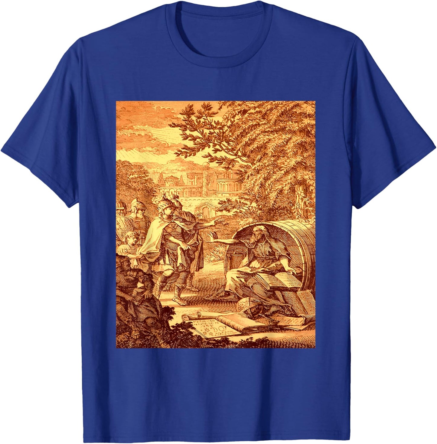 Identity Inventory Greek Theme , Women's, Black, Small, Short Sleeve, Classic Fit, Collarless, , Polyester 100% T-Shirt - T-Shirt | Royal