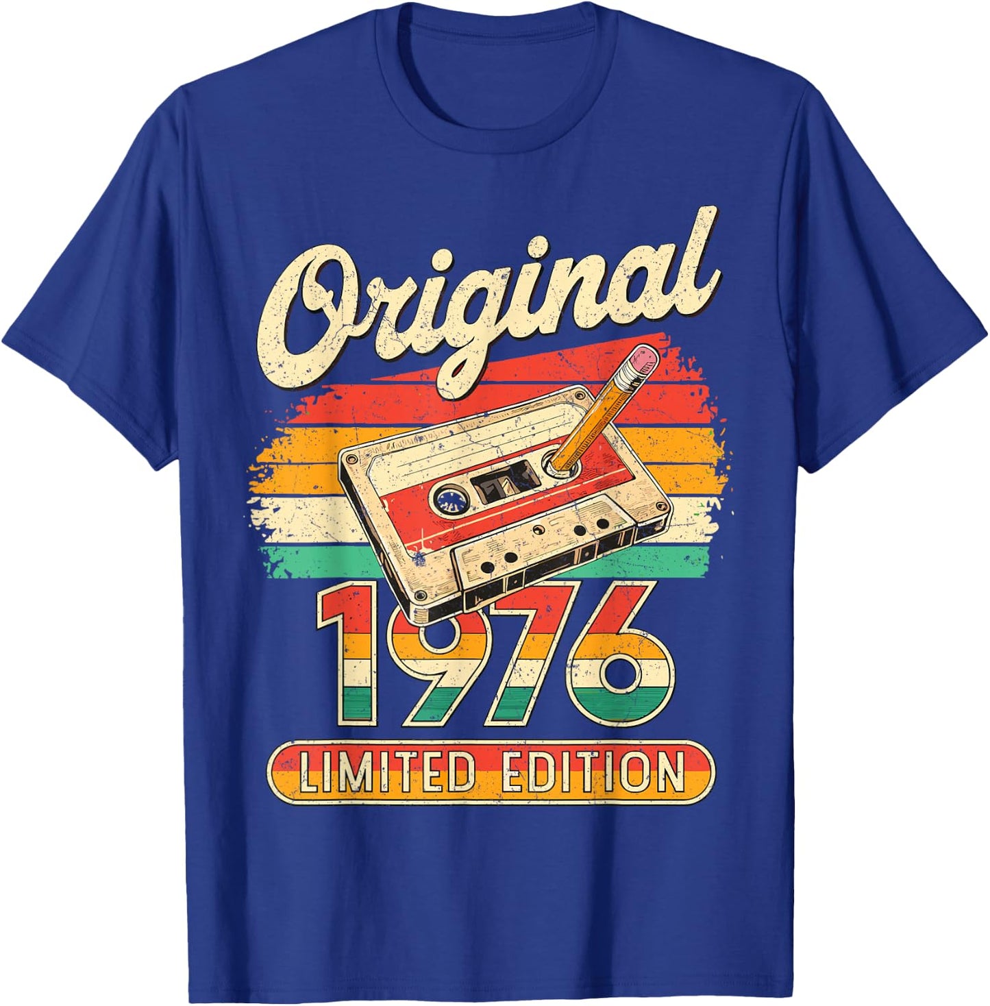 50. Geburtstag Mann Frau 50 Jahre Deko 1976 Geschenk Lustig T-Shirt - T-Shirt | Royal