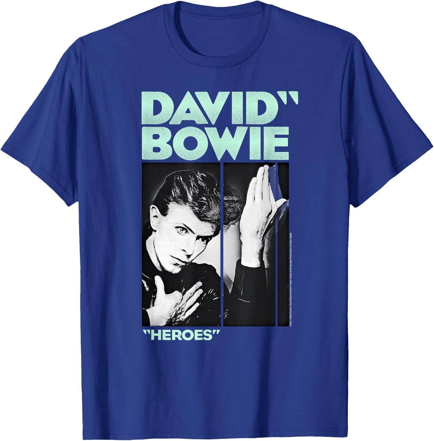 David Bowie - Festive Heroes T-Shirt - T-Shirt | Royal