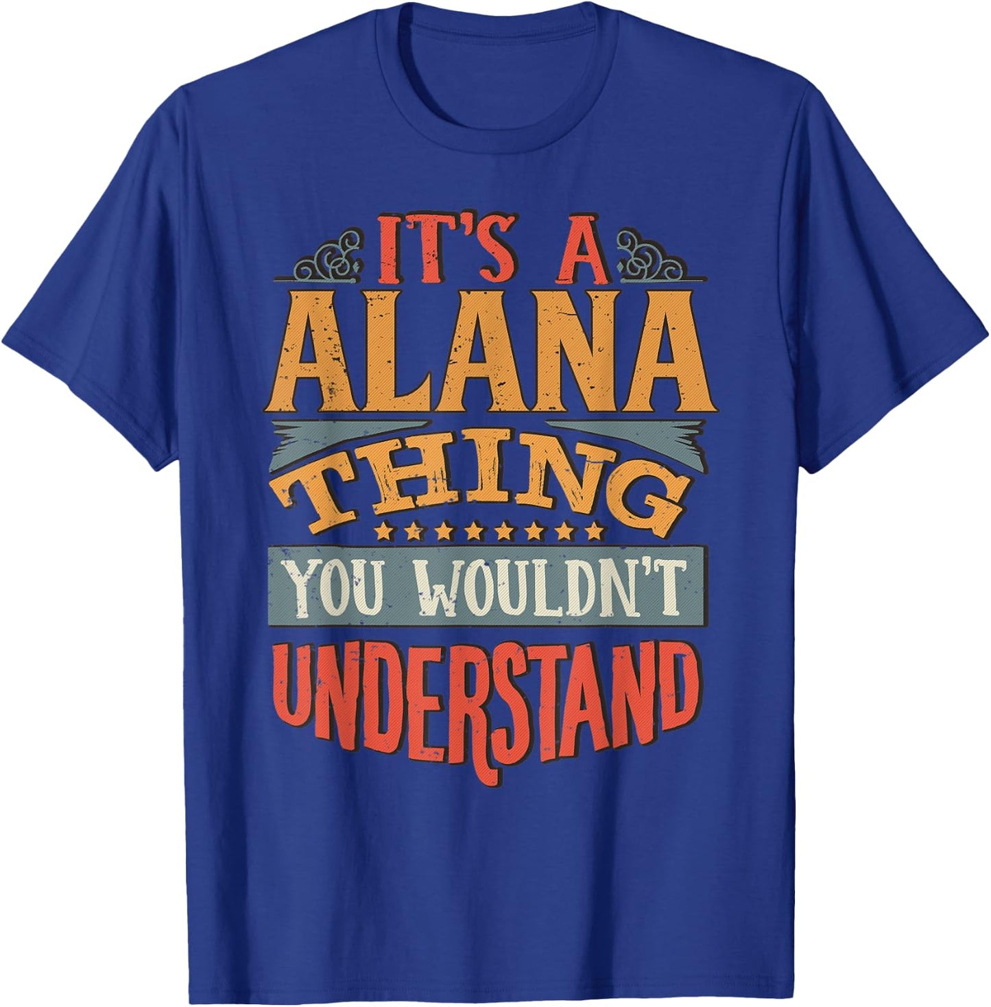 Alana Name T-Shirt - T-Shirt | Royal