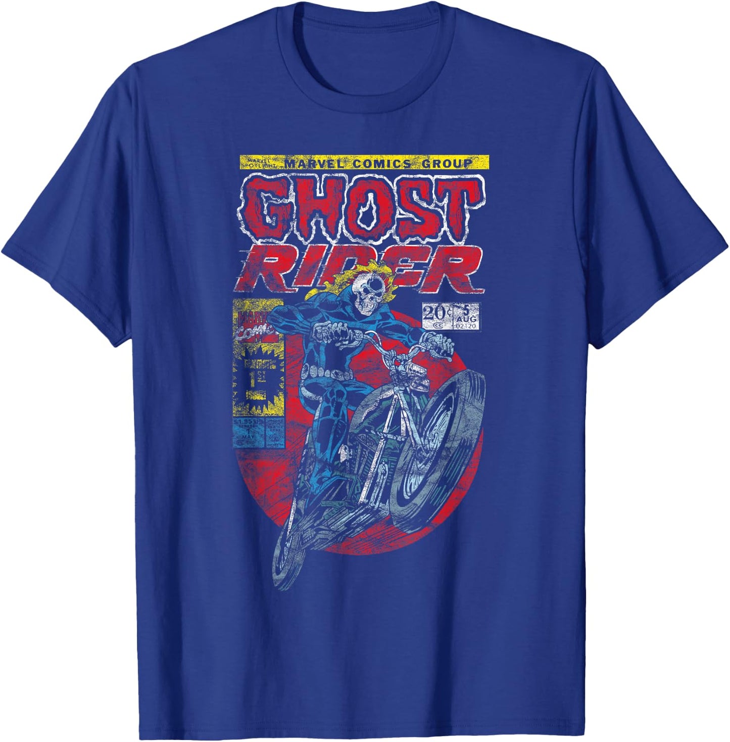 Marvel Ghost Rider Comic Cover , black, s T-Shirt - T-Shirt | Royal