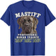 Mastiff Brindle Professional Human Trainer T-Shirt - T-Shirt | Royal