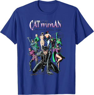 DC Catwoman Cover Nine Lives T-Shirt - T-Shirt | Royal