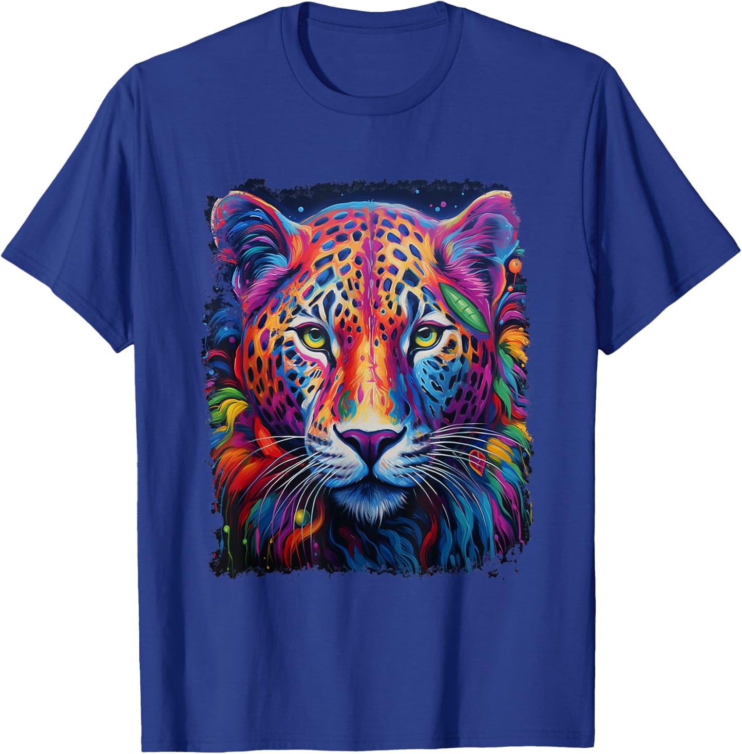 Pop Art Colorful Jaguar T-Shirt - T-Shirt | Royal