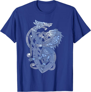 Dragon Bear Viking Valhalla North Myths T-Shirt - T-Shirt | Royal