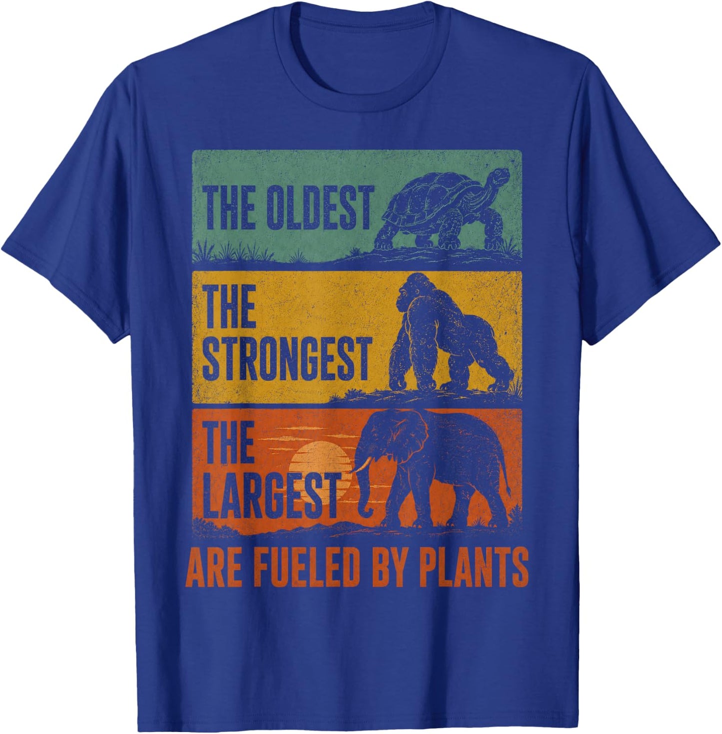 Vegan Vegetarian Herbivore Veganism T-Shirt - T-Shirt | Royal