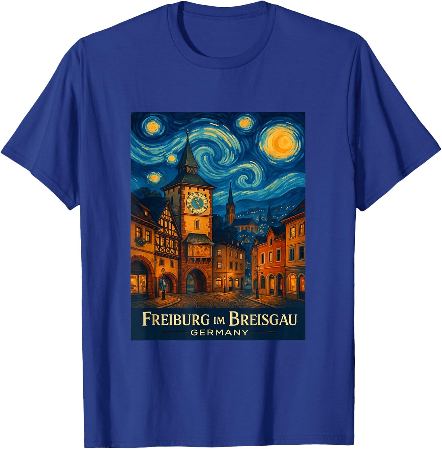 Freiburg Im Breisgau Skyline T-Shirt - T-Shirt | Royal