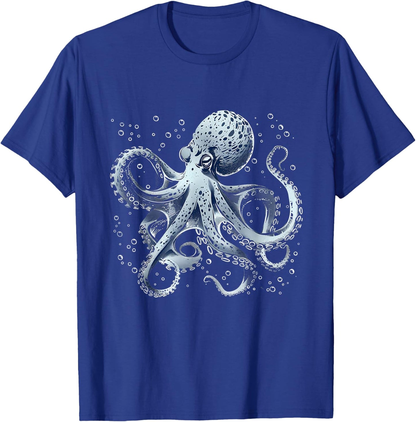Octopus Ocean Sea Animal Lover Sea Ocean Octopus Motif T-Shirt - T-Shirt | Royal