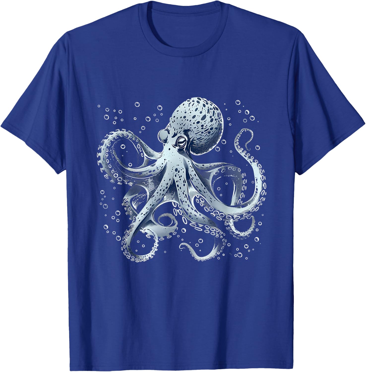 Octopus Ocean Sea Animal Lover Sea Ocean Octopus Motif T-Shirt - T-Shirt | Royal