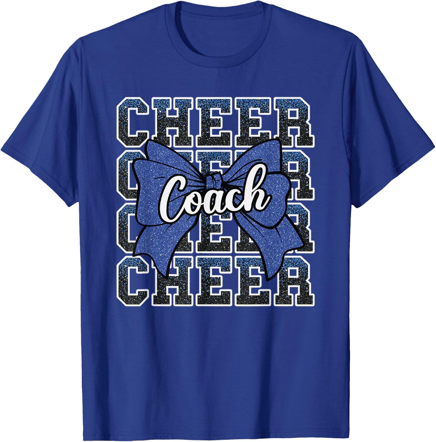 Blau Funny Sport Loud Proud Cheer Coach Dad Father's Day T-Shirt - T-Shirt | Royal