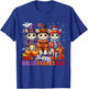 Halloween Thanksgiving Christmas Happy HalloThanksMas Cats T-Shirt - T-Shirt | Royal