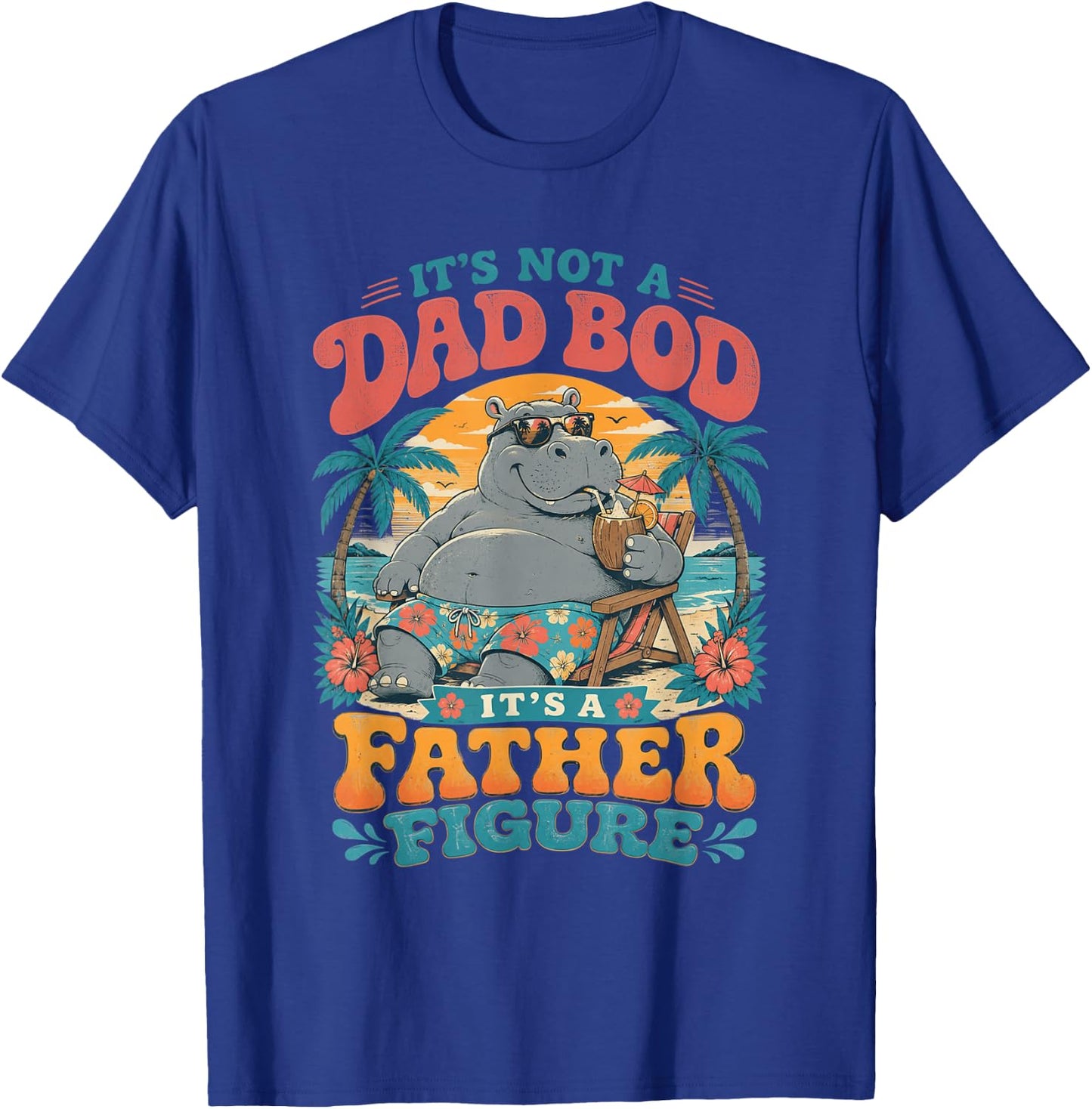 Ce n'est Pas Un Papa, C'est Une Figure paternelle drôle pour la fête des pères T-Shirt - T-Shirt | Royal
