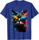 Cool Cat with Sunglasses , black T-Shirt - T-Shirt | Royal