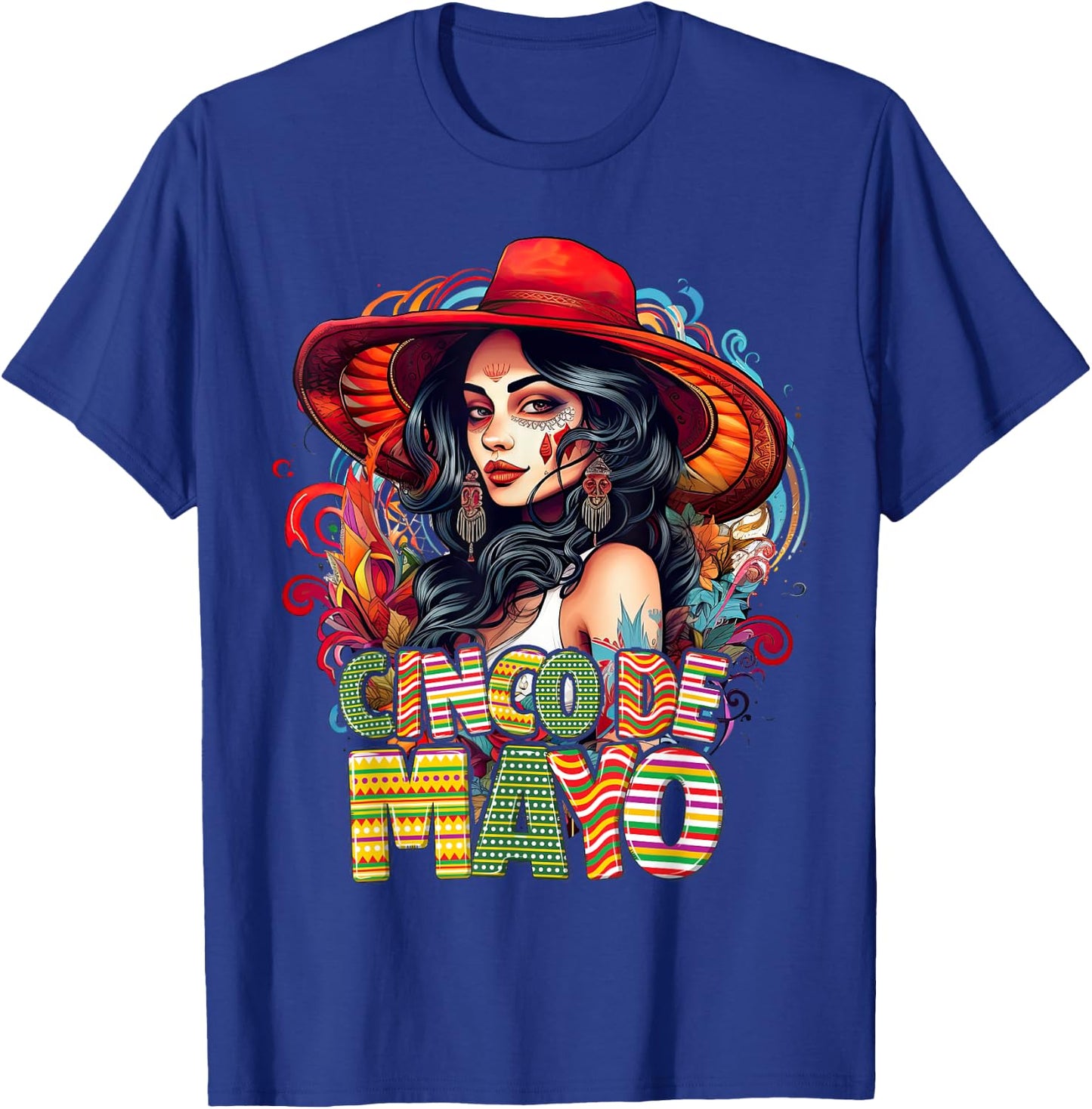 Cinco De Mayo Girl Mexican Fiesta 5 De Mayo Women T-Shirt - T-Shirt | Royal