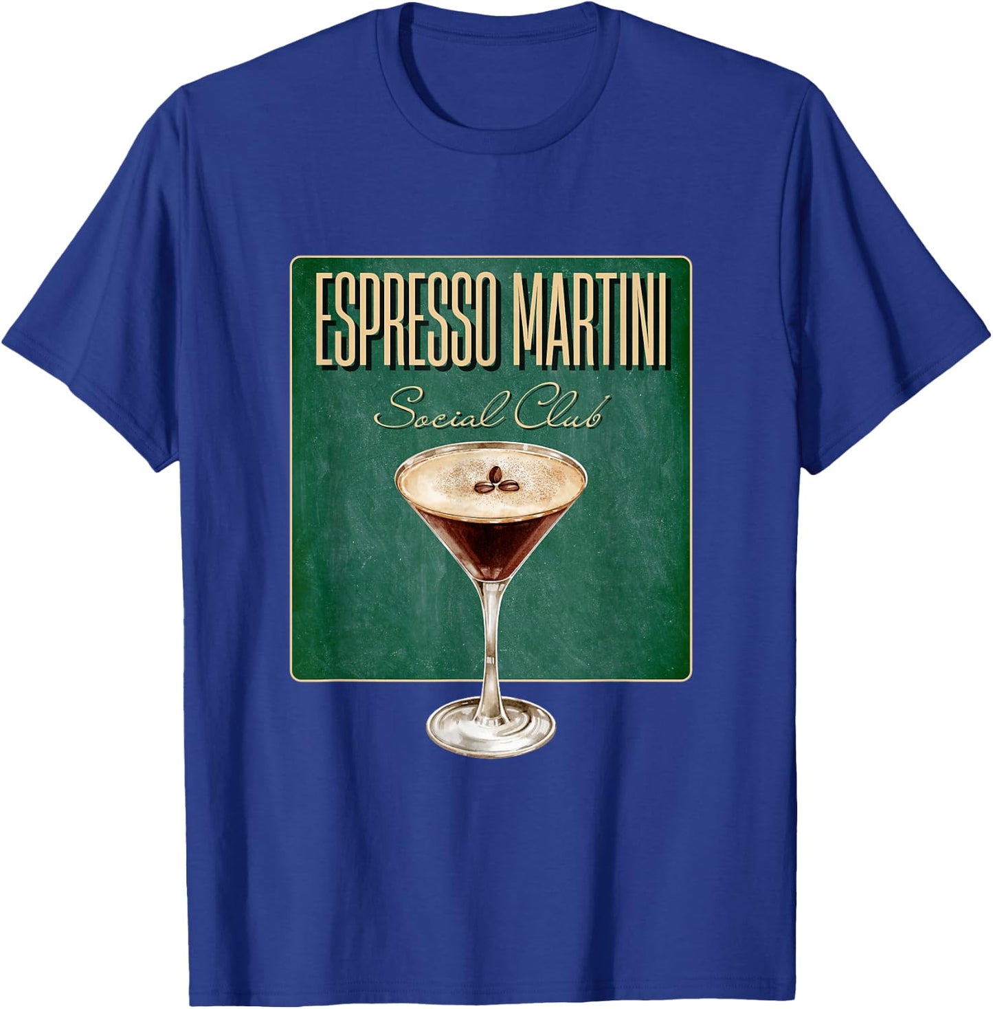 Espresso Martini Social Club | Kaffee Cocktail Cafe Bar Team T-Shirt - T-Shirt | Royal