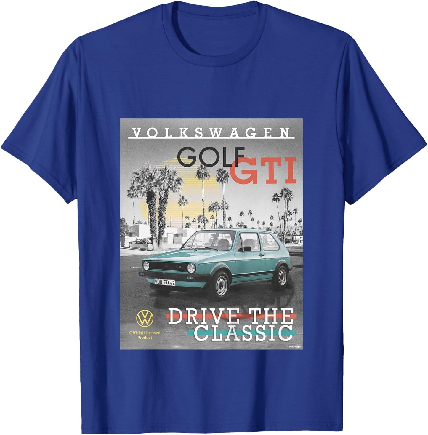 Kids Volkswagen Golf GTI Drive The Classic Kids , Black, S T-Shirt - T-Shirt | Royal