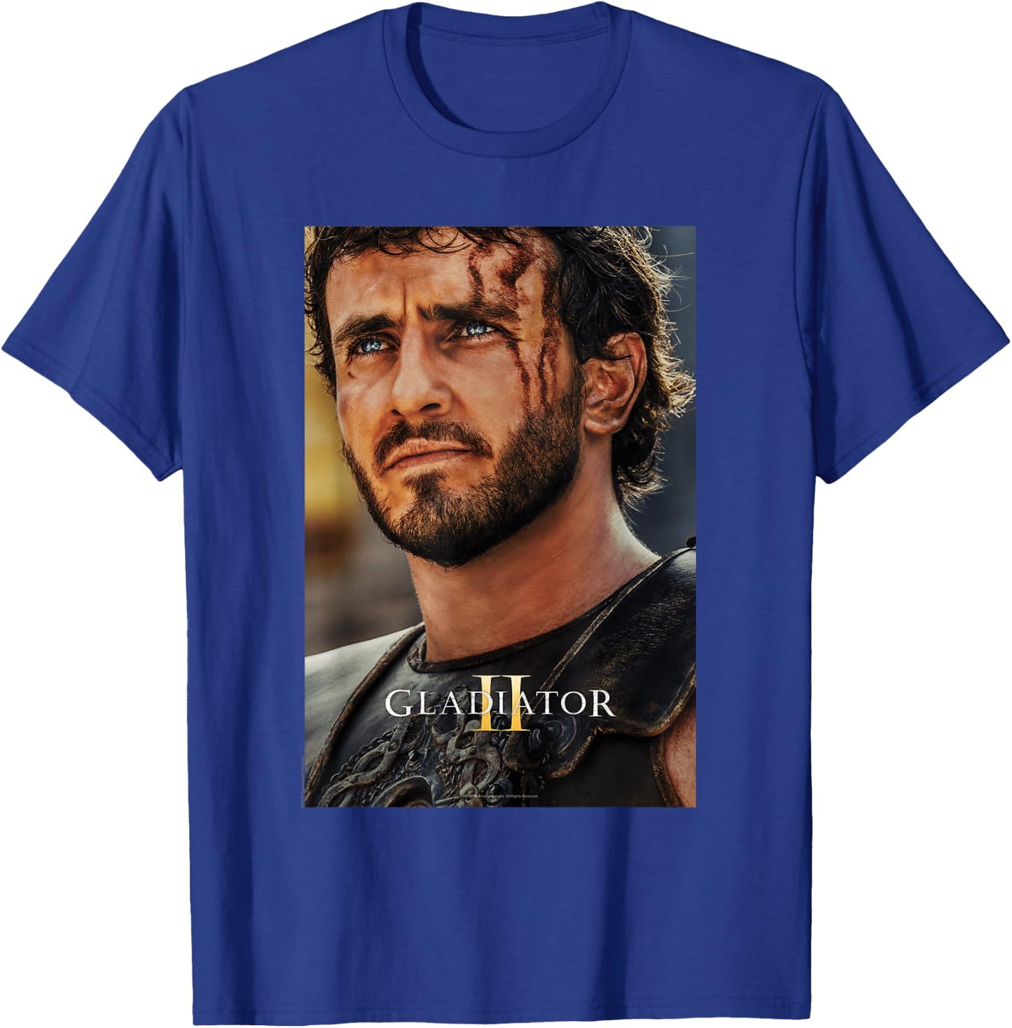 Ripple Junction x Gladiator II Lucius Verus Movie Poster , Black, S T-Shirt - T-Shirt | Royal