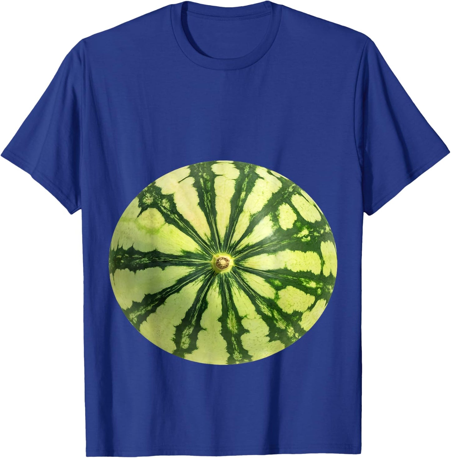 Funny Big Belly Watermelon T-Shirt - T-Shirt | Royal