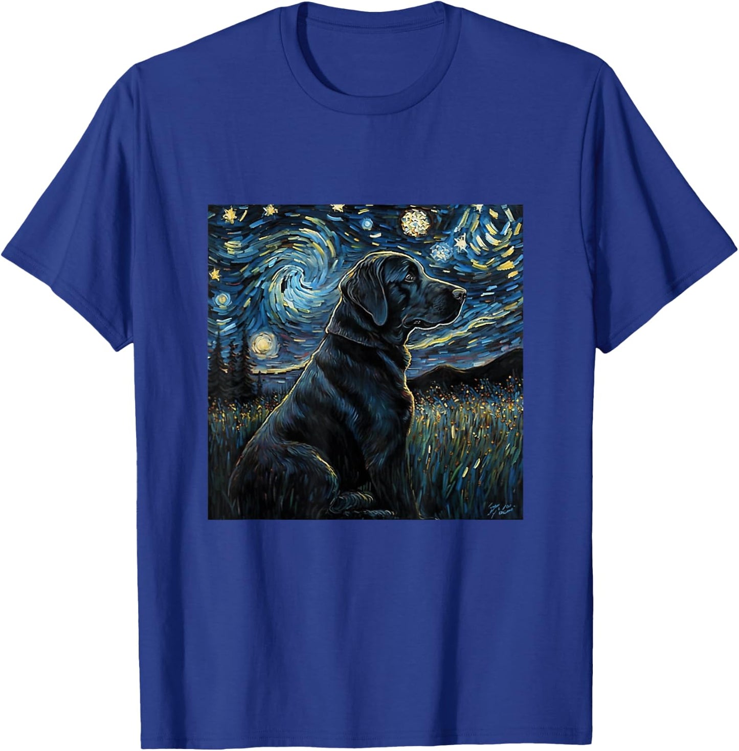 Cute Black Lab Black Labrador Retriever Puppy Dog Mom Animal Women Girls Kids T-Shirt - T-Shirt | Royal
