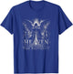 Heaven Defends The Faithful Angel Warrior Cross T-Shirt - T-Shirt | Royal