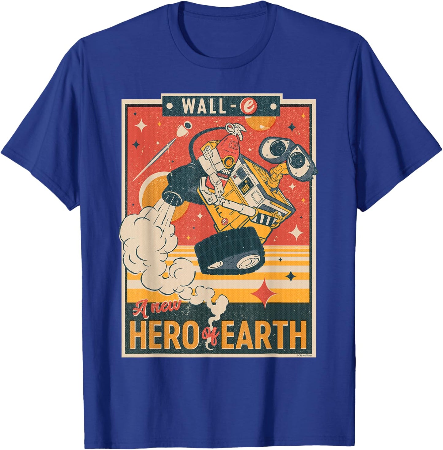 Disney and Pixar's Wall-E A New Hero of Earth , black T-Shirt - T-Shirt | Royal