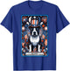 Staffordshire Bull Terrier Dog July 4th Patriotic Tarot Card T-Shirt - T-Shirt | Royal