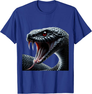 Black Mamba Gothic Shirt Venomous Snake Reptile , Black, S T-Shirt - T-Shirt | Royal