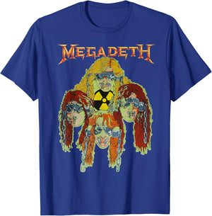 Megadeth - Nuclear Glow Heads T-Shirt - T-Shirt | Royal