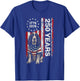 250 Years America Springer Spaniel Dog USA 4th of July T-Shirt - T-Shirt | Royal