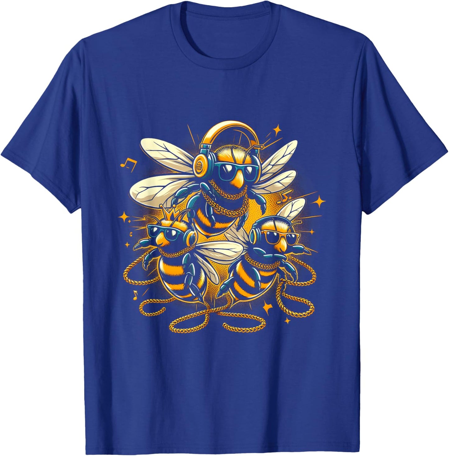 Cool Bees Hip Hop Rap Old School Men Women Kids T-Shirt - T-Shirt | Royal